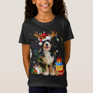 Bernedole Reindeer kerstlammeren Funny Dog Xm T-shirt
