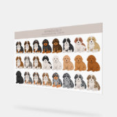 Bernedoodle Acryl Sign Acryl Bord (Hoek)