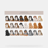 Bernedoodle Acryl Sign Bord (Voorkant)