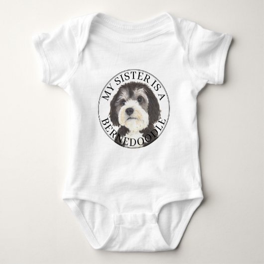 Bernedoodle Big Sister Romper (Voorkant)