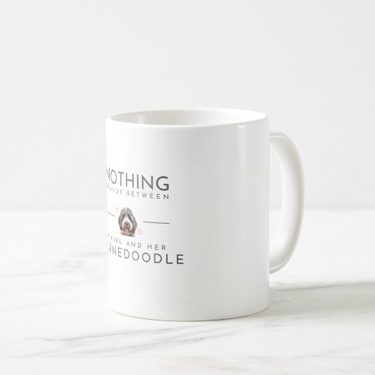 Bernedoodle Café Mug (Devant droit)