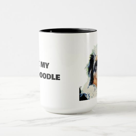 Bernedoodle café Mug (Centre)