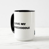 Bernedoodle café Mug (Devant gauche)