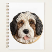 Bernedoodle Chien 3D inspiré (Devant)