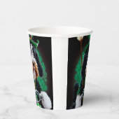 Bernedoodle Dog fiets St. Patrick's Day Papieren Bekers (Rechts)