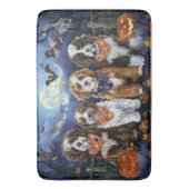 Bernedoodle Halloween Spooky Badmat (Voorkant Verticaal)
