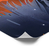 Bernedoodle Halloween Spooky Poster (Hoek)