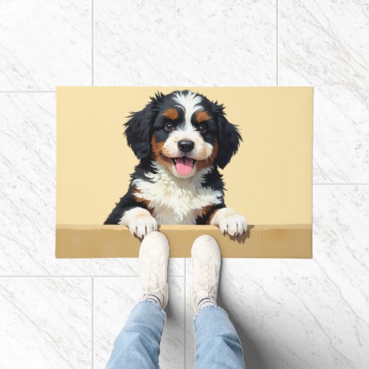 Bernedoodle Hond deurmat Kunst (Binnen)