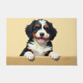 Bernedoodle Hond deurmat Kunst (Voorkant)