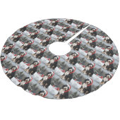 Bernedoodle Hond in Sneeuw Kerstmis Kerstboom Rok (Gekanteld)