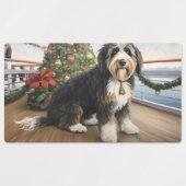 Bernedoodle Kerstmis Cruise: Pauze Vakantie Labels (Design 2)