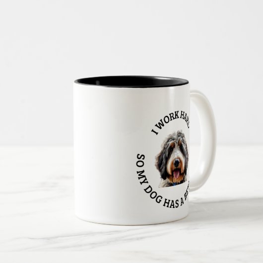 Bernedoodle Mug (Devant droit)