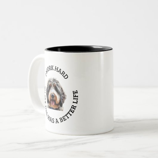 Bernedoodle Mug (Devant gauche)