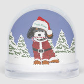 Bernedoodle personnalisé Chien Père Noël (Arrière)