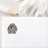 Bernedoodle Return Address Label (Insitu)
