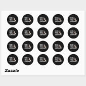 Bernedoodle Ronde Sticker (Vel)