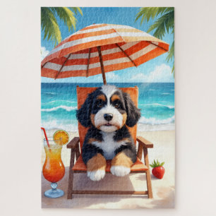 Bernedoodle Strand Ontspanning Scene Legpuzzel