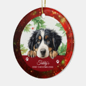 Berner Berg Gepersonaliseerd Eerste Kerstmis Keramisch Ornament (Links)