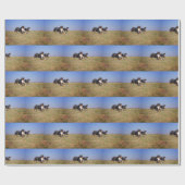 berner berg hond groep tweede cadeaupapier (Vlak)