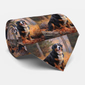 Berner berg in herfst laat Herfst inspireren Stropdas (Opgerold)