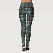 Berner Berg Kerst Feestelijke reis Leggings (Achterkant)