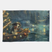 Berner Berg Kerst Feestelijke reis Theedoek (Horizontaal)