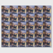 Berner Berg Kerstfeest Seizoen Cadeaupapier (Vlak)