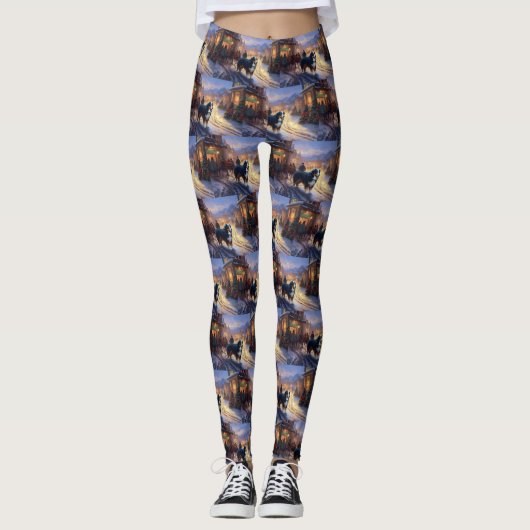 Berner Berg Kerstfeest Seizoen Leggings (Voorkant)