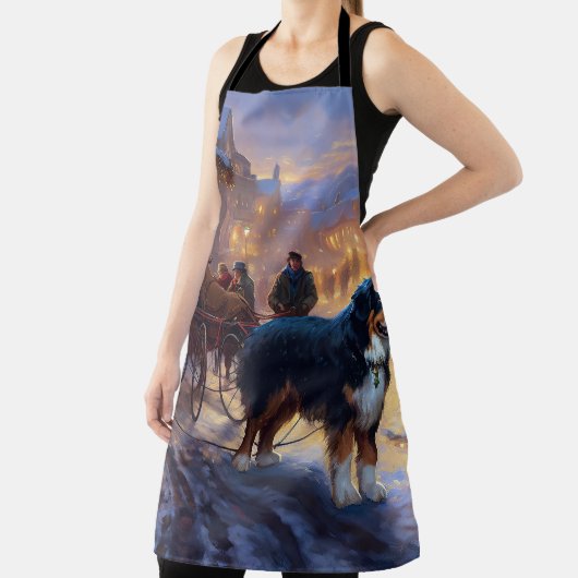 Berner Berg Kerstfeest Seizoen Schort (Insitu)