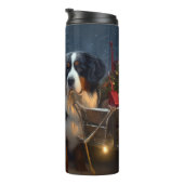 Berner Berg Sneeuwslee Kerstdecoratie Thermosbeker (Geroteerd rechts)