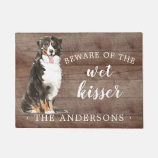 Berner Berghond Gepersonaliseerde Deurmat