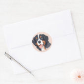 Berner Berghond Gezicht Sticker (Envelop)