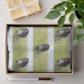 berner berghond in het veld tissuepapier (Geschenk)