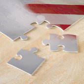 Berner Berghond in Sneeuw Kerstmis Legpuzzel (Zijkant)