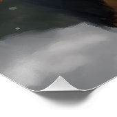 Berner Berghond in Sneeuw Kerstmis Perfect Poster (Hoek)