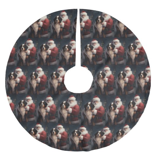 Berner Berghond Sinterklaas Feestelijke Kerstmis Kerstboom Rok (Voorkant)