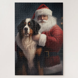 Berner Berghond Sinterklaas Feestelijke Kerstmis Legpuzzel