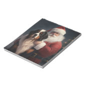 Berner Berghond Sinterklaas Feestelijke Kerstmis Notitieblok (Gedraaid)