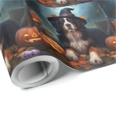 Berner bergpompoenen Halloween eng Cadeaupapier (Rol Hoek)