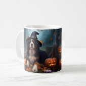 Berner bergpompoenen Halloween eng Koffiemok (Voorkant links)