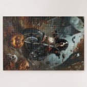 Berner Bergrijden Motorfiets Halloween Eng Legpuzzel (Horizontaal)
