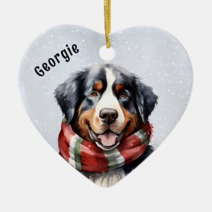 Berner Dog Keramisch Ornament
