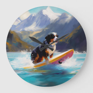 Berner Mountain Beach Surfen Schilderij Grote Klok