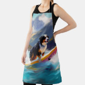 Berner Mountain Beach Surfen Schilderij Schort (Insitu)