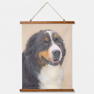 Berner Mountain Dog Painting - Schattigee originel Hangend Wandkleed