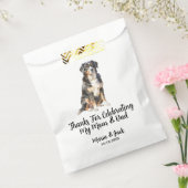 Berner Mountain Dog Pet Cocktail Bruiloft Bedankzakje (Gezegeld)