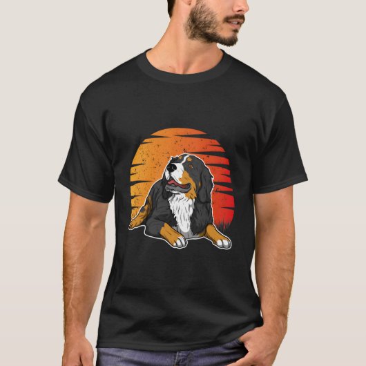 Berner Mountain Dog Pullover Gift Vrouwen Mannen H (Voorkant)