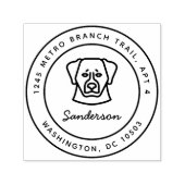 Berner Mountain Dog retour adresstempel Zelfinkt Zelfinktende Stempel (Design)