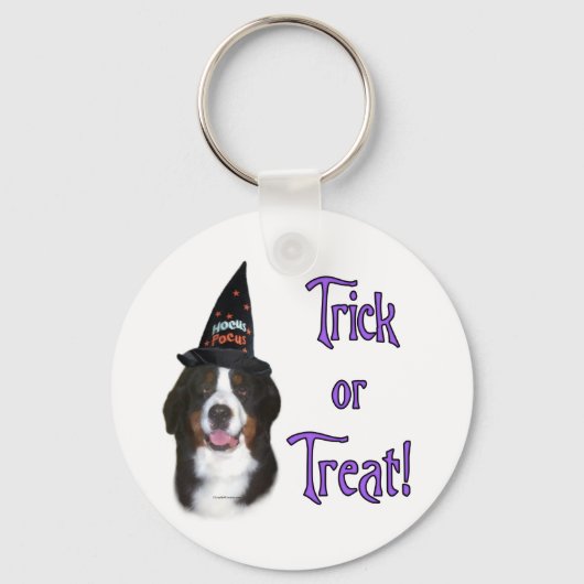 Berner Mountain Dog Trick Sleutelhanger (Voorkant)