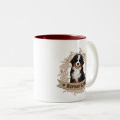 Berner Mountain Dog Two-Tone Coffee Mok (Voorkant rechts)